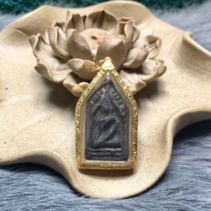 龙婆塔 坤平 2505 人缘膏 金壳带卡 珍稀 魅力 泰国佛牌真品