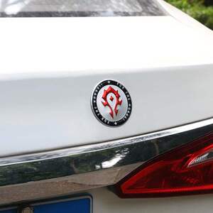 魔兽世界车贴wow汽车车贴为了部落联盟魔兽车标 油箱贴 部落车贴