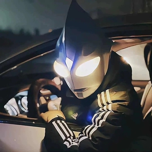 迪迦奥特曼触摸头盔儿童全脸发光面具头套成人面罩触控款男孩礼物