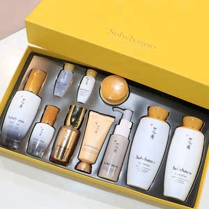 韩国雪花秀全明星十件套去黄提亮肤色亢皱水乳润燥精华滋阴套装