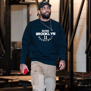 篮网队凯里欧文死神杜兰特kd篮球运动长袖外套无帽圆领卫衣加绒