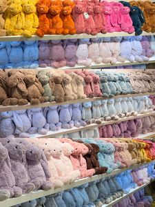 英国jELLYCAT经典害羞邦尼兔超柔软毛绒玩具公仔陪伴玩偶抱枕女生