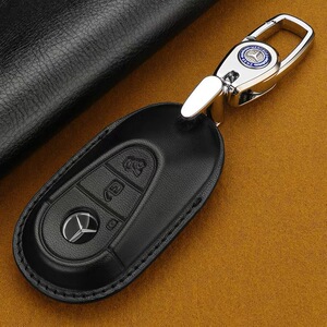 21款奔驰s级钥匙套包新迈巴赫s480汽车钥匙套扣壳s400l真皮s450l