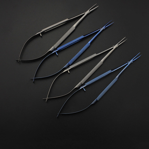 美容整形眼科器械不锈钢显微持针器钛合金夹针持针钳12.5cm141618