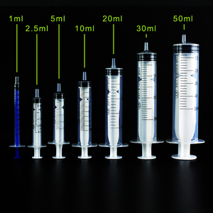 塑料针筒针管灌肠工具喂食注射器1/2/5/10/20/50/100ml分装一次性