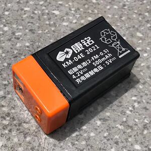 康铭3836电蚊拍专用电池500毫安铅酸电池4.2v充电电池