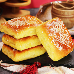 500人付款天猫内蒙古通辽现春牌400克主食烧饼5袋捞食佬食品旗舰店