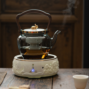 电陶炉茶炉智能语音控制煮茶壶玻璃蒸煮茶器保温烧水炉电磁炉茶具