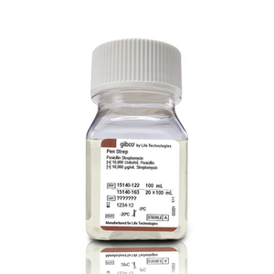 15140122/Gibco/青霉素-链霉素溶液（100X 双抗） (10,000 U/mL)/