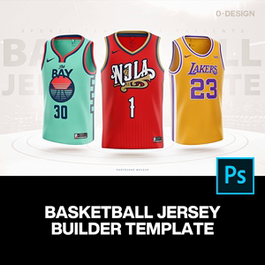 3D立体NBA篮球无袖运动上衣背心球衣设计贴图ps样机素材展示模板