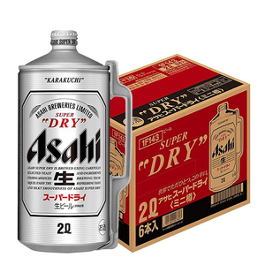 朝日超爽黄啤啤酒asahi辛口生啤黑啤精酿日本原瓶进口2000ml 2l