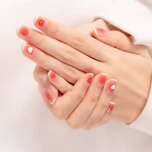 指甲壳可摘戴短款穿戴式指甲贴片女生高级感美甲贴片甲片不伤指甲