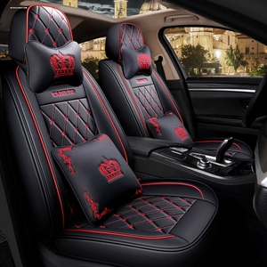 2018款一汽奔腾senia r9亚麻棉麻座椅套汽车坐垫四季通用全包座套