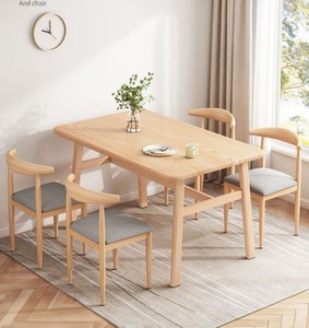 小桌子凳子一套简约公寓餐桌2人出租房2021年网红餐桌一米小户型