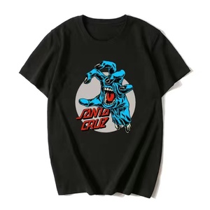 santa cruz潮牌美式嘻哈街头滑板鬼手宽松短袖t恤情侣款ins高质量