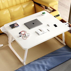 床上懒人书桌女生卧室折叠桌学生宿舍上铺学习小桌子卡槽抽屉书架