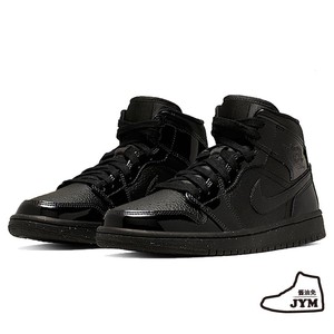 酱油免 air jordan 1 aj1 纯黑 黑漆皮 黑武士 黑魂 bq6472-003