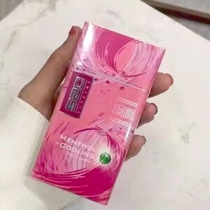 茶烟520爱心许愿烟草莓樱桃心形男女士水果薄荷香焑细枝红酒爆珠