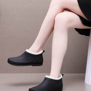 700人付款淘宝2022年新款糖果色雨靴时尚防水短筒雨鞋女胶鞋外穿防滑