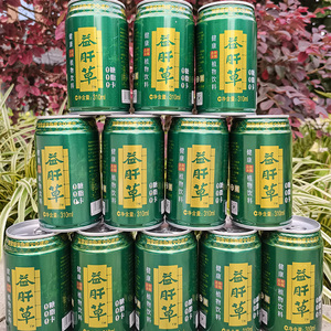 贵州特产苗姑娘益肝草凉茶植物饮料310ml/罐草本鱼腥草0糖0脂0卡