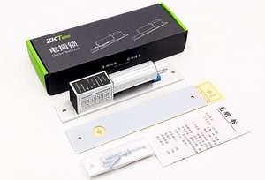 ZKTeco中控门禁电插锁暗装嵌入式ZL-300电控锁ZL-100S 门禁电插锁