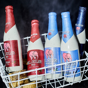 比利时进口小粉象啤酒深粉象浅粉象樱桃啤酒高度数烈性精酿2瓶装