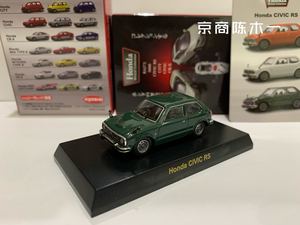 1：64 京商 Honda 本田 思域 Civic RS 墨绿色 初代 车模