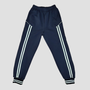 吉林长春春秋儿童运动裤小学生校服裤子中性男女班服两侧双白杠