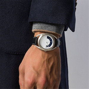 mrjones 琼斯先生手表 太阳月亮旋转创意个性小表盘石英情侣腕表