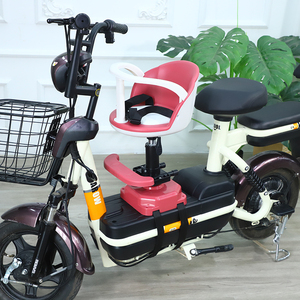 新款电动车前置儿童座椅踏板婴儿减震座椅加高爱玛电瓶车大小孩凳