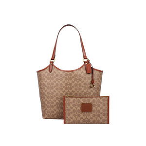 coach/蔻驰女士专柜新款时尚百搭子母包单肩手拎包托特包零钱包