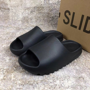椰子拖鞋yeezy一字拖外穿slide黑玛瑙新款暖沙黄踩屎感男女凉鞋
