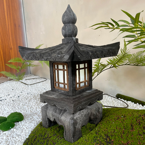 石雕石灯笼青石仿古石灯塔草坪古建酒店宫灯日式庭院户外石头地灯