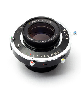 瑞士产schneider Dagor 金点达戈 355mm f/8 大画幅镜头涵盖8X10