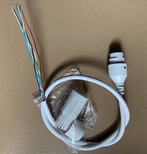 hikvision/海康威视6芯网络摄像机监控头网络尾线poe六芯摄像机线