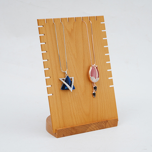 实木项链架吊坠首饰架原木北欧时尚简约纯手工制作展示首饰颈链架