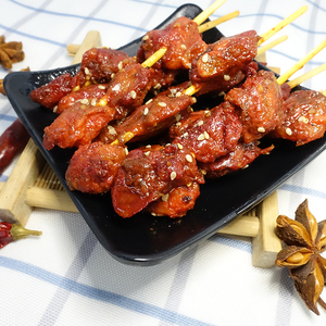 签签鸡肉串辣子鸡孜然烧烤麻辣零食休闲食品好吃的小袋装即食肉类