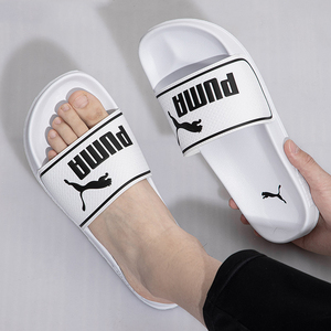彪马白色拖鞋男鞋2022夏季新款情侣洗澡外穿一字拖沙滩运动凉拖女