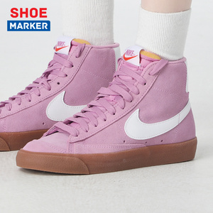 nike耐克官网板鞋女2020冬季开拓者粉色运动鞋高帮休闲鞋db5461