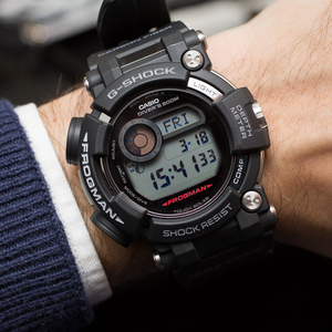 卡西欧g-shock六代6代蛙人潜水表光动能手表gwf-d1000b-1-d1000-1