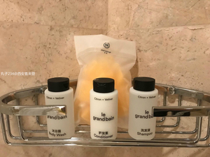 喜来登备品le grand bain citron vetiver洗发护发沐浴润肤 香皂