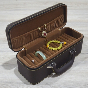 多规格珠宝手镯箱包金银玉器戒指吊坠项链首饰品收纳包便携展示盒