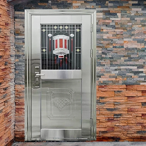 304不锈钢门单门家用阳台门入户门进户大门高镍不锈钢防盗门正宗