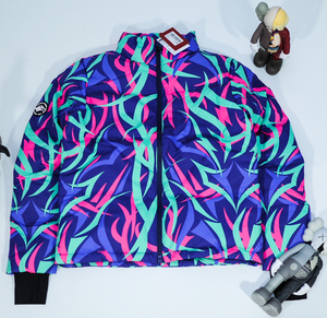 现货陈冠希clot alienegra彩色荆棘羽绒服棉服潮流休闲外套棉袄