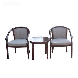 京功圈椅围椅布艺沙发椅圈椅三件套现代简约中式沙发阳台休闲酒店