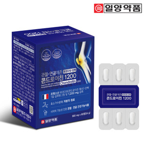 韩国一洋chondroitin氨基葡萄糖软骨素钙片 增强骨密度900mg*60粒