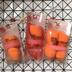 现货 real techniques rt美妆蛋 化妆棉 单个2个4个装 新包装