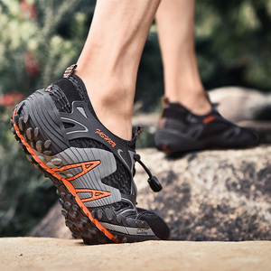 迪卡侬正品男鞋夏季透气网面运动真皮涉水2020新款户外溯溪鞋男士