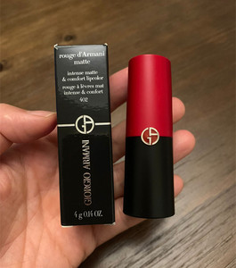 阿玛尼/armani 口红挚爱哑光唇膏 黑管301/400/402/403现货
