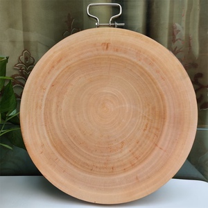 正宗云南滇皂角树整块实木圆形菜板家用厨房专用砧板加厚案板菜墩